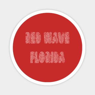 Red Wave Florida Magnet